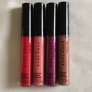 Avon True Lip Gloss - set of 4